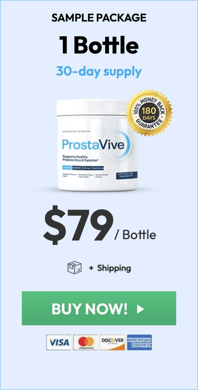 ProstaVive 1 bottle 30-day supply