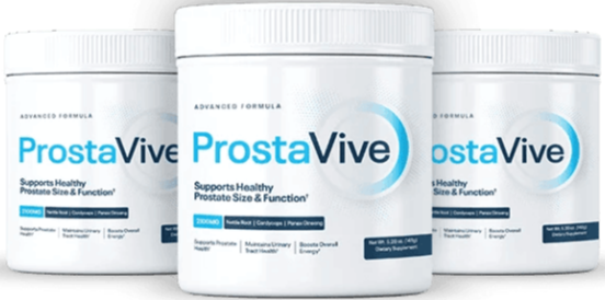 ProstaVive powder scoop and ingredients